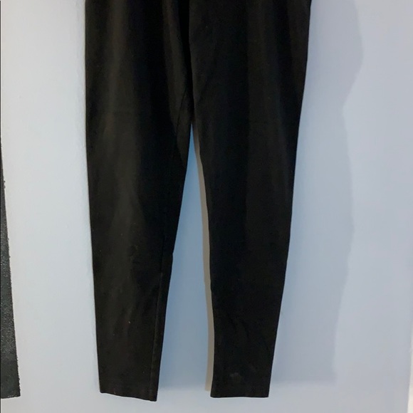 Pink waist band black yoga pants - Picture 2 of 3